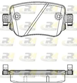 2154908 Гальмівні колодки дискові ROADHOUSE підбір по vin на Brocar