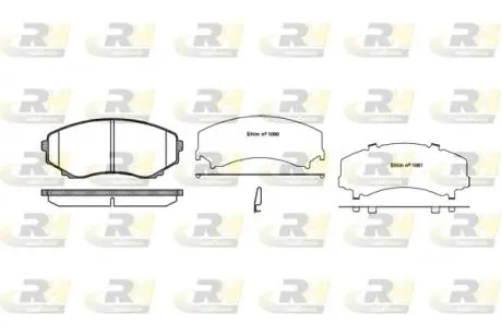 239722 Тормозные колодки, к-кт. ROADHOUSE подбор по vin на Brocar