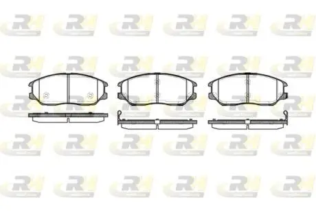 2108502 Тормозные колодки, к-кт. ROADHOUSE подбор по vin на Brocar