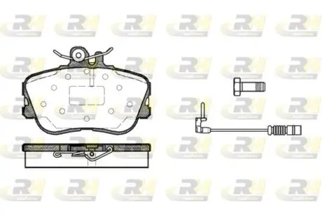 244502 Тормозные колодки, к-кт. ROADHOUSE подбор по vin на Brocar