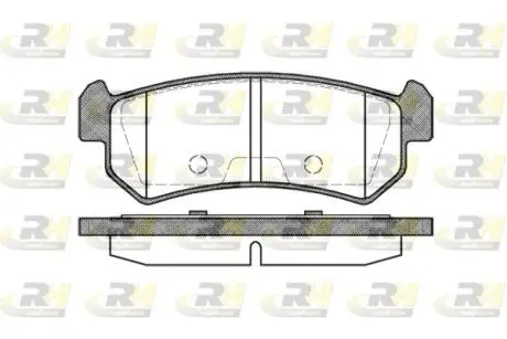 2104800 Накладки гальмівні барабанних гальм задні ROADHOUSE підбір по vin на Brocar
