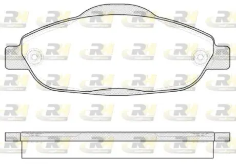 2132300 Тормозные колодки, к-кт. ROADHOUSE подбор по vin на Brocar
