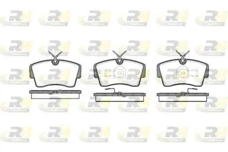 217300 Тормозные колодки, к-кт. ROADHOUSE подбор по vin на Brocar