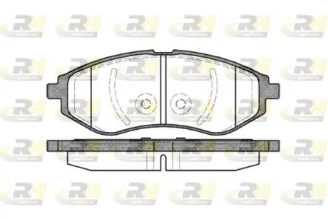 298600 Тормозные колодки, к-кт. ROADHOUSE підбір по vin на Brocar