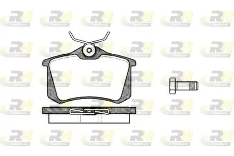 226310 Тормозные колодки, к-кт. ROADHOUSE подбор по vin на Brocar