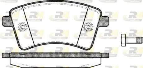 2135100 Тормозные колодки, к-кт. ROADHOUSE підбір по vin на Brocar