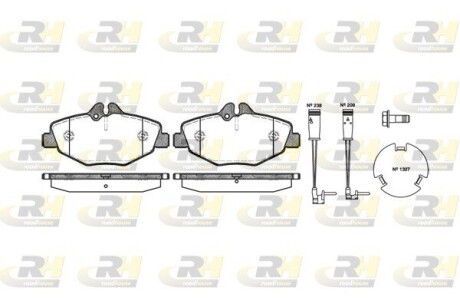 299002 Тормозные колодки, к-кт. ROADHOUSE подбор по vin на Brocar