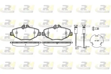 299002 Тормозные колодки, к-кт. ROADHOUSE подбор по vin на Brocar