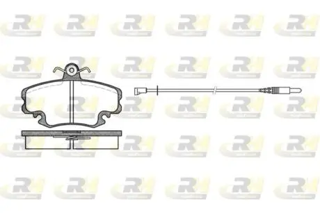 214132 Гальмівні колодки дискові ROADHOUSE підбір по vin на Brocar