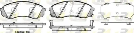 2129102 Гальмівні колодки дискові ROADHOUSE підбір по vin на Brocar