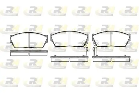 214702 Тормозные колодки, к-кт. ROADHOUSE подбор по vin на Brocar