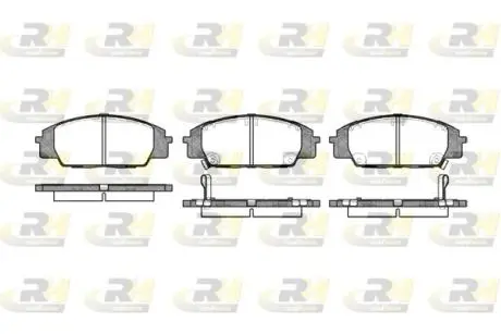 273502 Тормозные колодки, к-кт. ROADHOUSE подбор по vin на Brocar