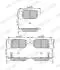 FDB4335 Тормозные колодки, к-кт. FERODO підбір по vin на Brocar
