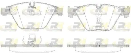 285750 Гальмівні колодки дискові ROADHOUSE підбір по vin на Brocar