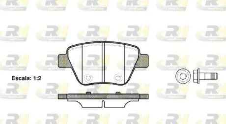 2142000 Тормозные колодки, к-кт. ROADHOUSE подбор по vin на Brocar