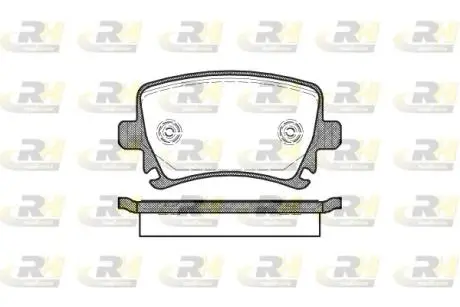 2103100 Тормозные колодки, к-кт. ROADHOUSE подбор по vin на Brocar