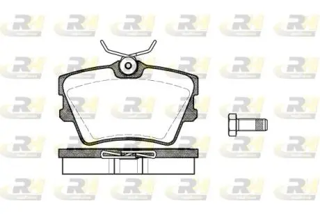 259100 Гальмівні колодки дискові ROADHOUSE підбір по vin на Brocar