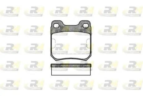 223940 Тормозные колодки, к-кт. ROADHOUSE підбір по vin на Brocar