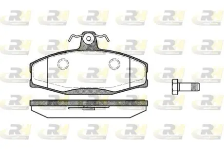 262020 Гальмівні колодки дискові ROADHOUSE підбір по vin на Brocar