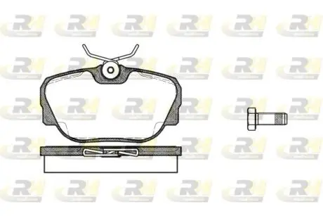 229600 Тормозные колодки, к-кт. ROADHOUSE подбор по vin на Brocar