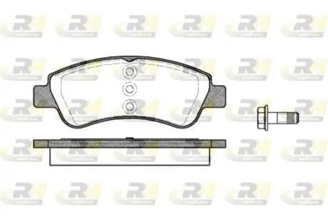 284020 Гальмівні колодки дискові ROADHOUSE підбір по vin на Brocar