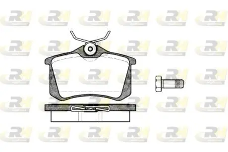 226301 Тормозные колодки, к-кт. ROADHOUSE подбор по vin на Brocar