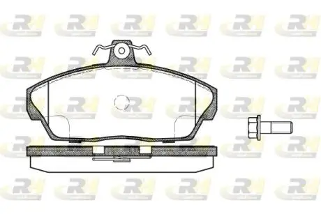 233710 Гальмівні колодки дискові ROADHOUSE підбір по vin на Brocar