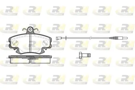214130 Тормозные колодки, к-кт. ROADHOUSE подбор по vin на Brocar
