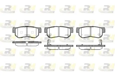 274612 Гальмівні колодки дискові ROADHOUSE підбір по vin на Brocar