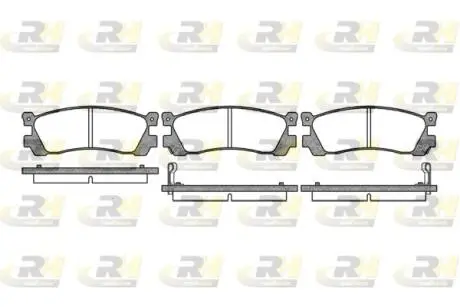 224802 Гальмівні колодки дискові ROADHOUSE підбір по vin на Brocar
