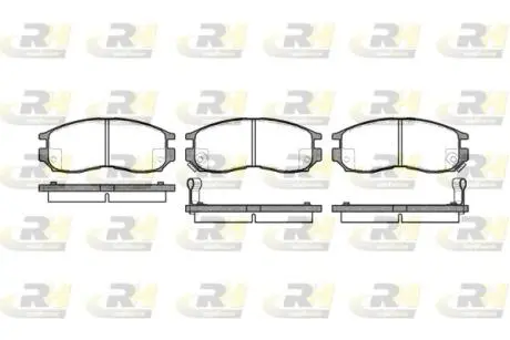 246002 Гальмівні колодки дискові ROADHOUSE підбір по vin на Brocar