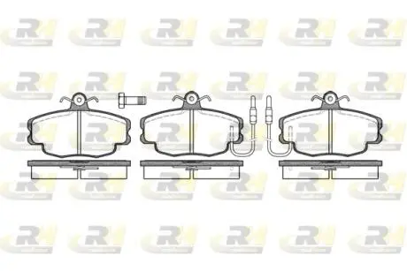 214102 Гальмівні колодки дискові ROADHOUSE підбір по vin на Brocar