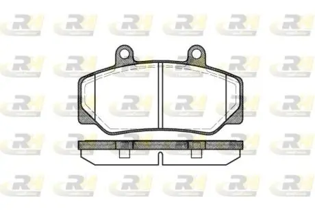 217620 Гальмівні колодки дискові ROADHOUSE підбір по vin на Brocar