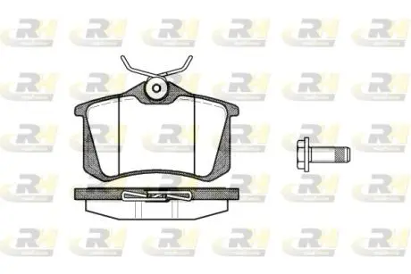 226305 Тормозные колодки, к-кт. ROADHOUSE подбор по vin на Brocar
