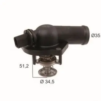 92730 Термостат з корпусом Golf IV (1J1) 44348 FSI 02-, AUDI A2 MEAT&DORIA підбір по vin на Brocar