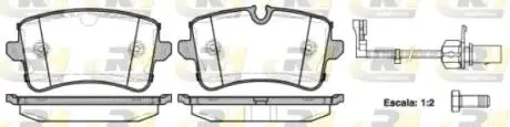 2134310 Колодки гальмівні (задні) Audi A4/A5/Q5 07- (TRW) ROADHOUSE підбір по vin на Brocar