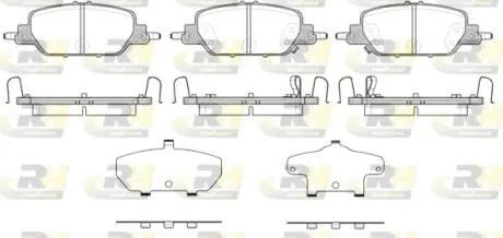 2173002 Гальмівні колодки дискові ROADHOUSE підбір по vin на Brocar