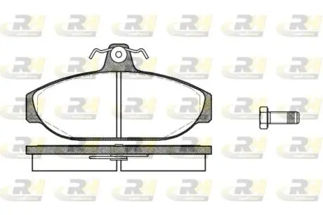 215600 Гальмівні колодки дискові ROADHOUSE підбір по vin на Brocar