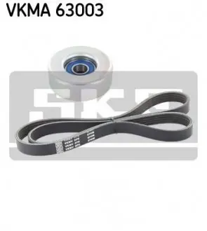 VKMA63003 Комплект (ремень + ролики) SKF підбір по vin на Brocar