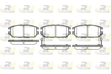 235612 Гальмівні колодки дискові ROADHOUSE підбір по vin на Brocar