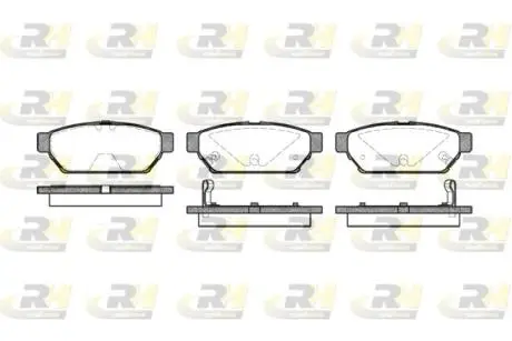 244002 Тормозные колодки, к-кт. ROADHOUSE подбор по vin на Brocar
