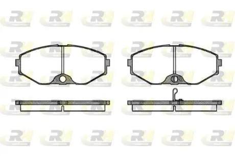 237502 Тормозные колодки, к-кт. ROADHOUSE подбор по vin на Brocar