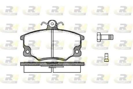 214614 Тормозные колодки, к-кт. ROADHOUSE подбор по vin на Brocar