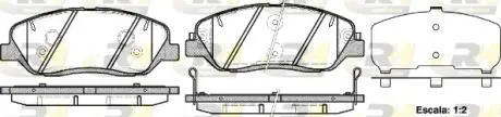 2122602 Гальмівні колодки дискові ROADHOUSE підбір по vin на Brocar