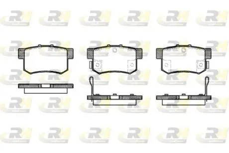 232532 Тормозные колодки, к-кт. ROADHOUSE подбор по vin на Brocar