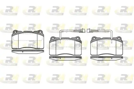 266602 Гальмівні колодки дискові ROADHOUSE підбір по vin на Brocar
