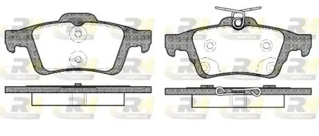 284270 Тормозные колодки, к-кт. ROADHOUSE подбор по vin на Brocar