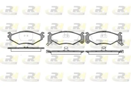248302 Тормозные колодки, к-кт. ROADHOUSE подбор по vin на Brocar