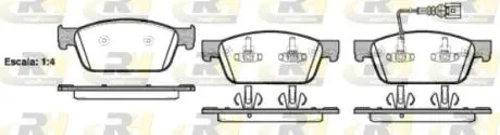 2144001 Гальмівні колодки дискові ROADHOUSE підбір по vin на Brocar