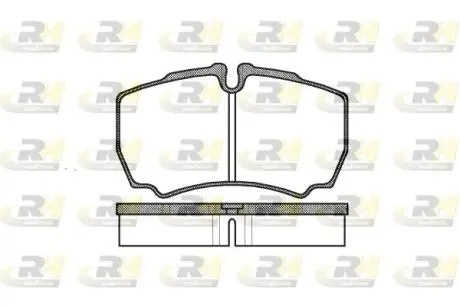 284900 Тормозные колодки, к-кт. ROADHOUSE підбір по vin на Brocar